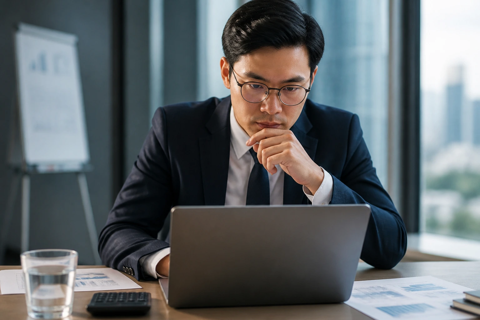 Actuary solving a modeling task during interview