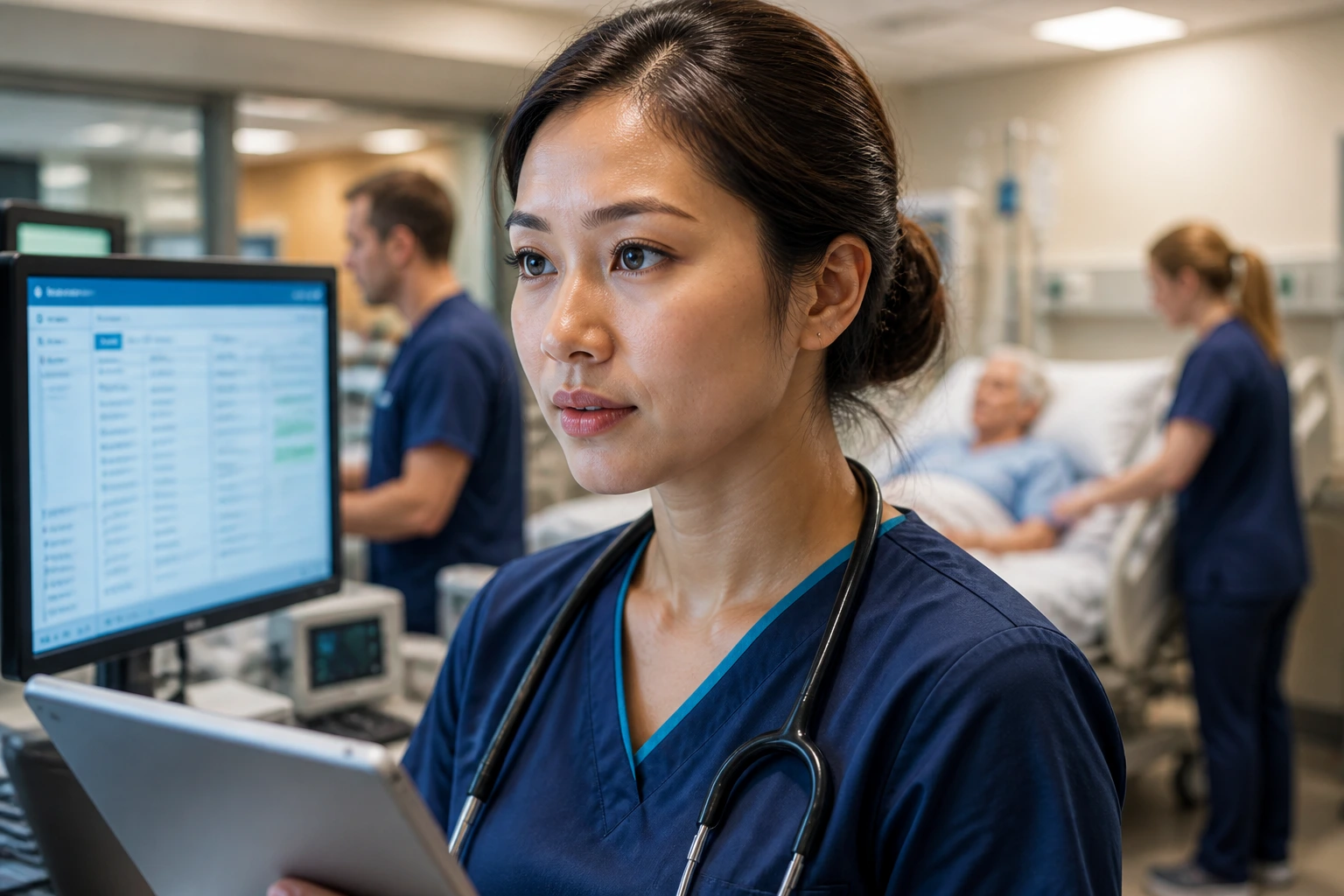 Nurse preparing for clinical and cultural shift in Australian hospital