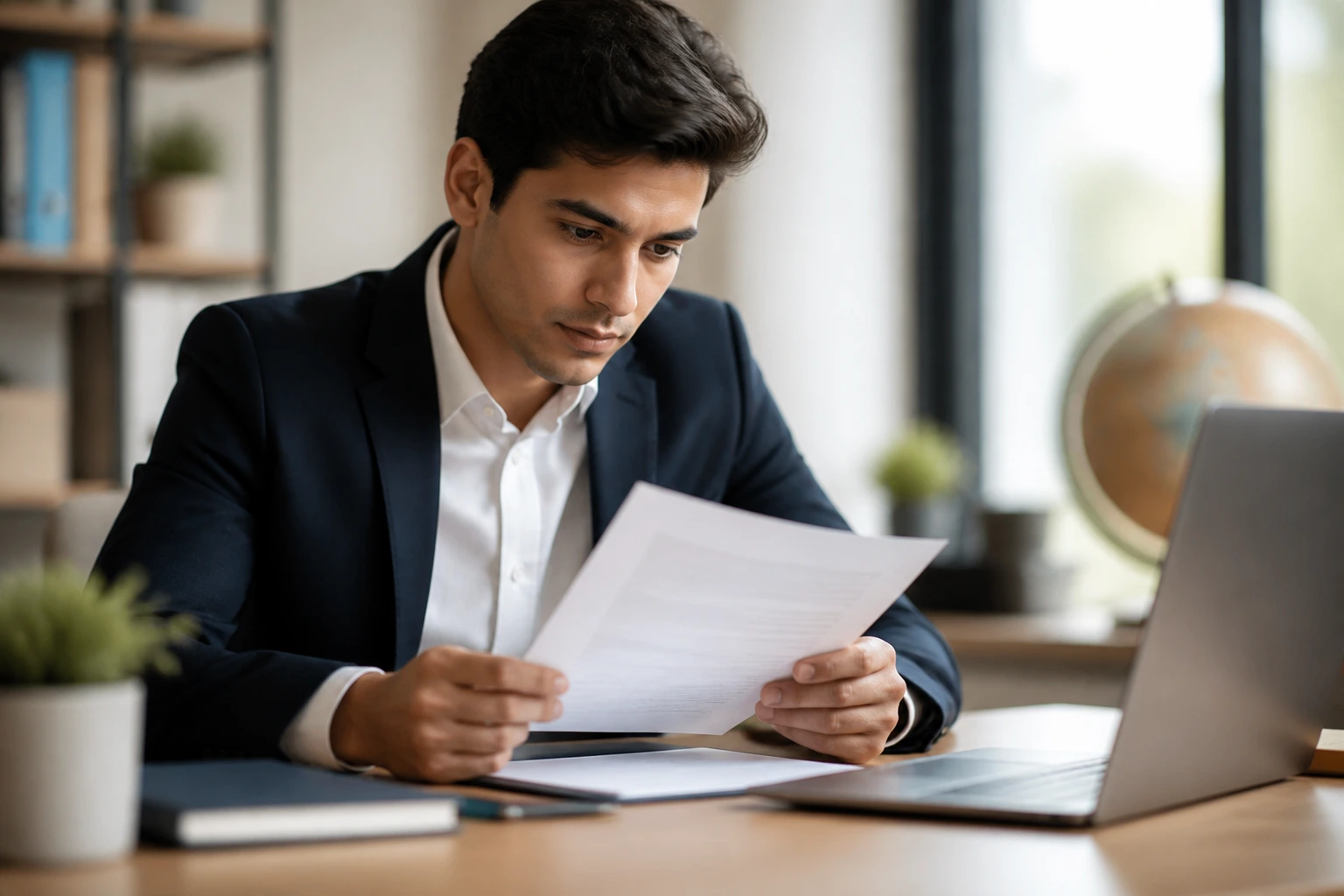 Graduate reviewing CV to highlight long-term value