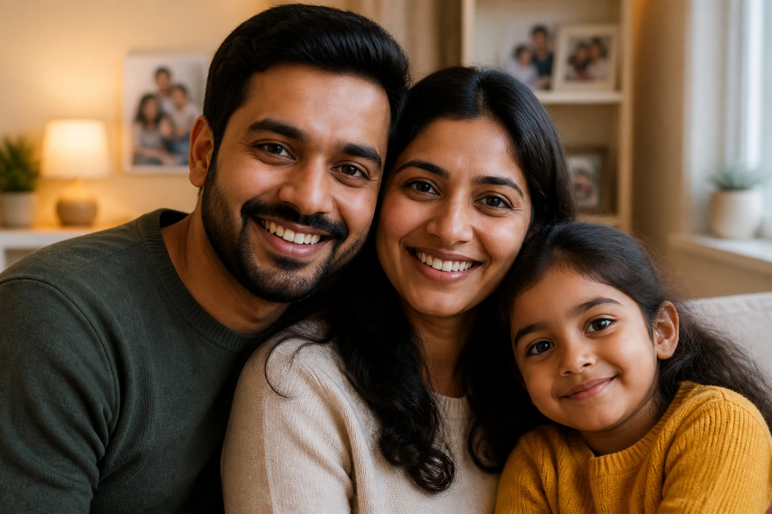 Portrait of a person in a living room representing dependents accompanying on UK visa