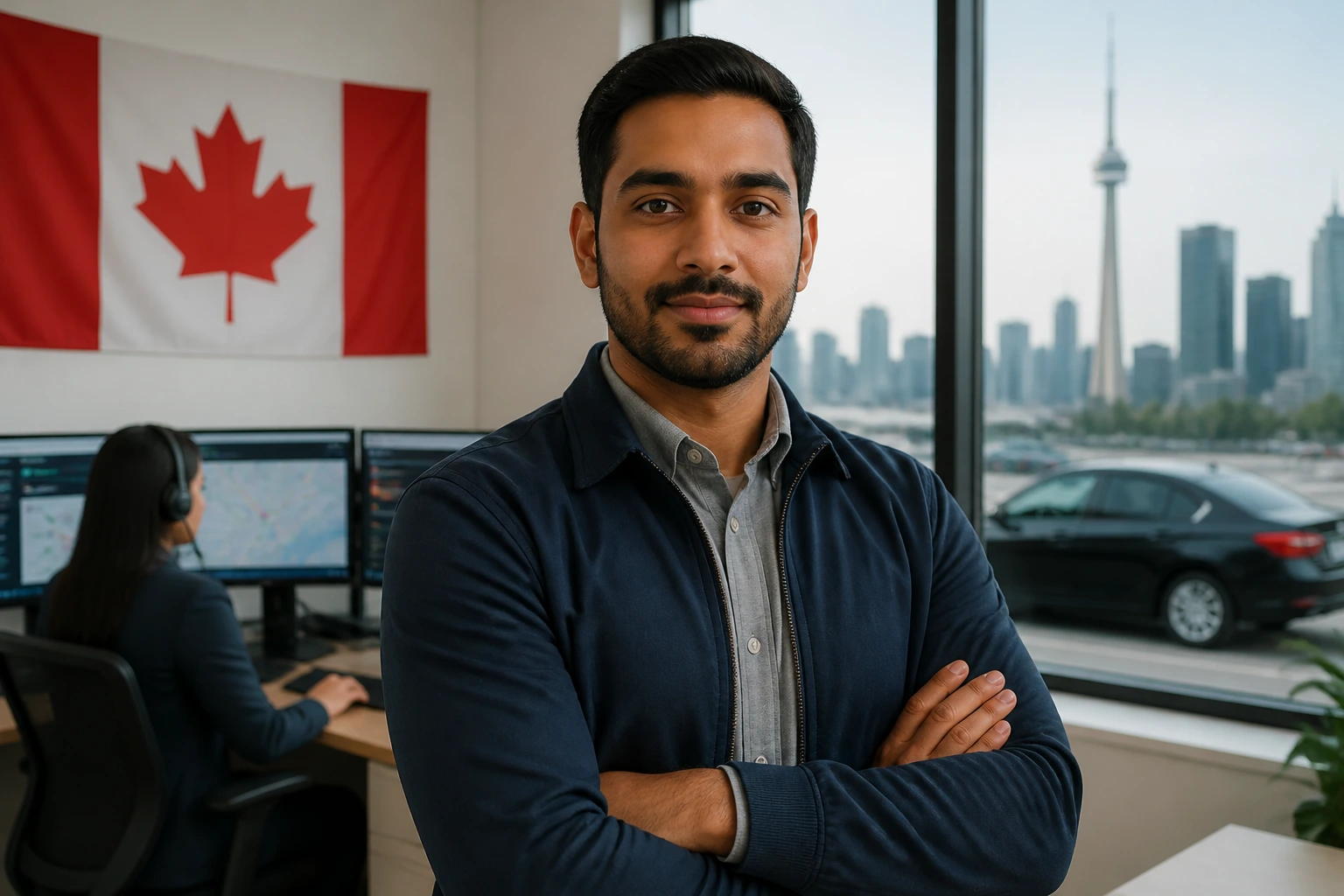 Professional driver profile portrait conveying the experience employers want