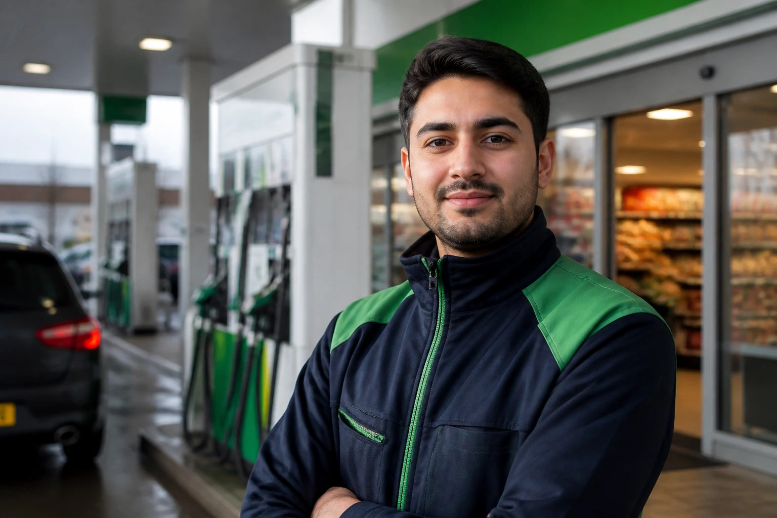 Forecourt Supervisor portrait in uniform