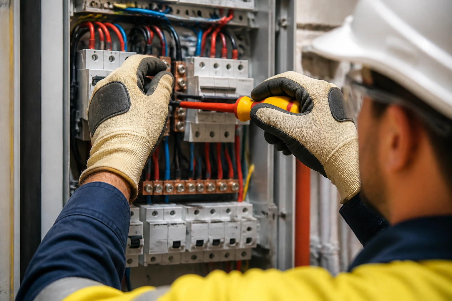 Hands on live panel illustrating licensing and safety compliance