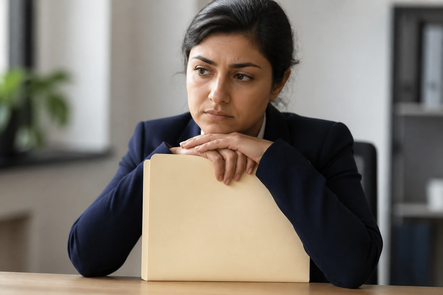 Adult contemplating rights after application refusal in office setting