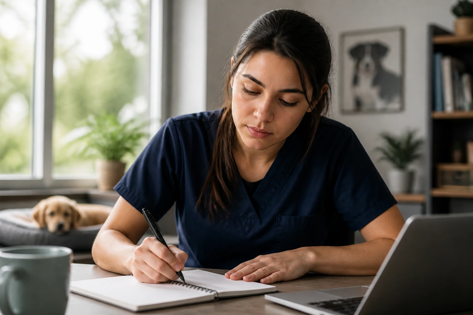 Portrait of a job seeker planning a sponsorship strategy in a U.S. setting