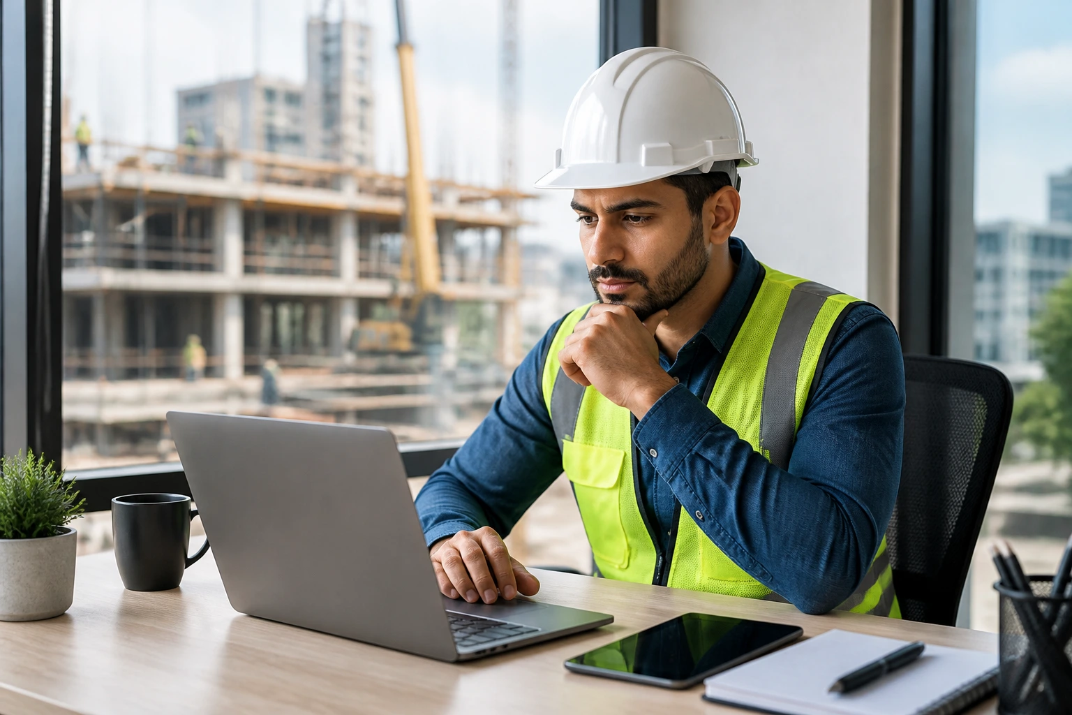 Portrait of a worker seeking legitimate employers