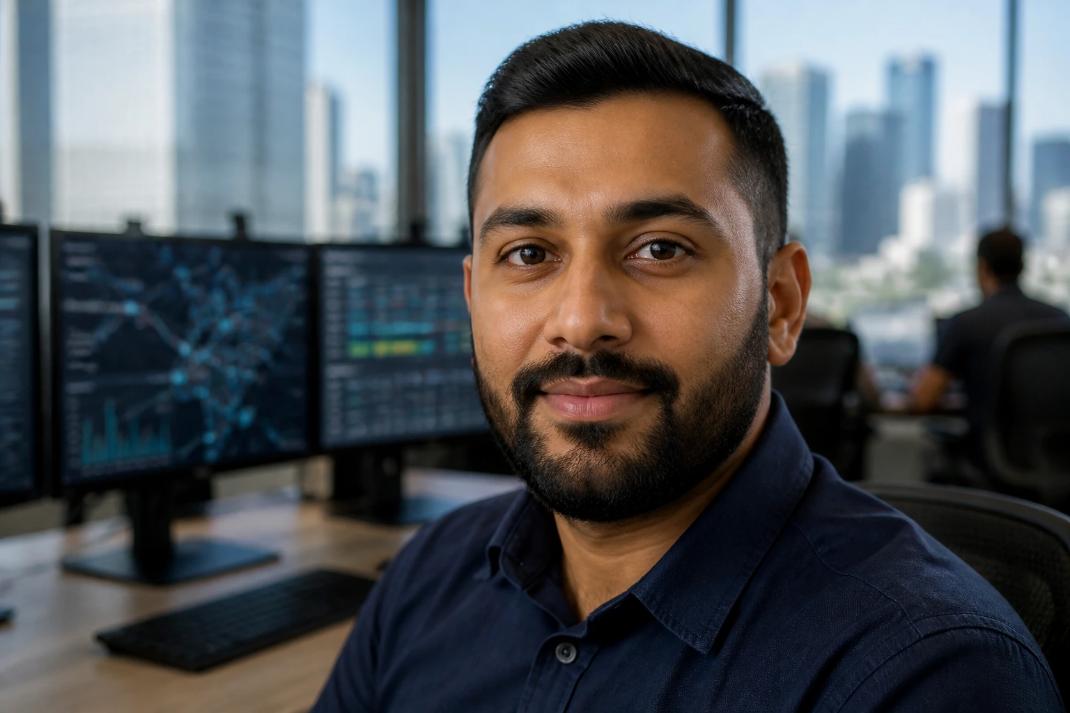 IT/logistics professional in a Loblaw corporate office.