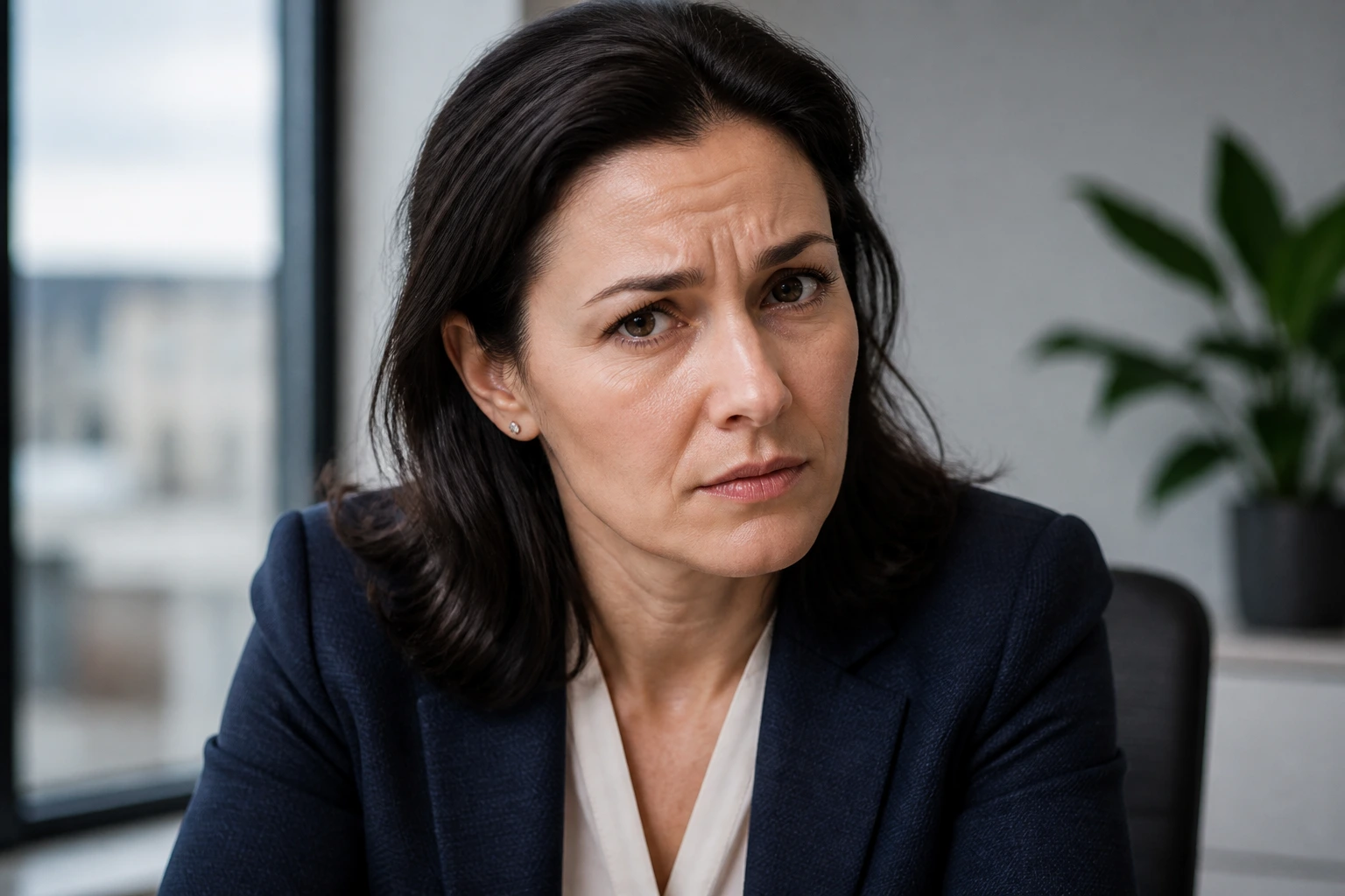 Wary migration professional signaling caution against unethical practices