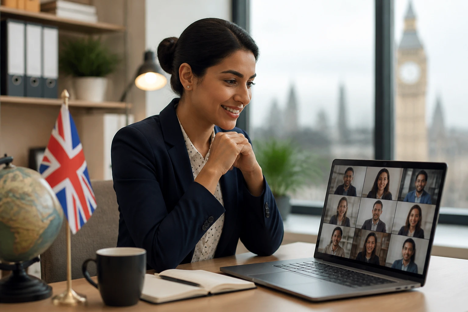 Professional building a network before applying for roles
