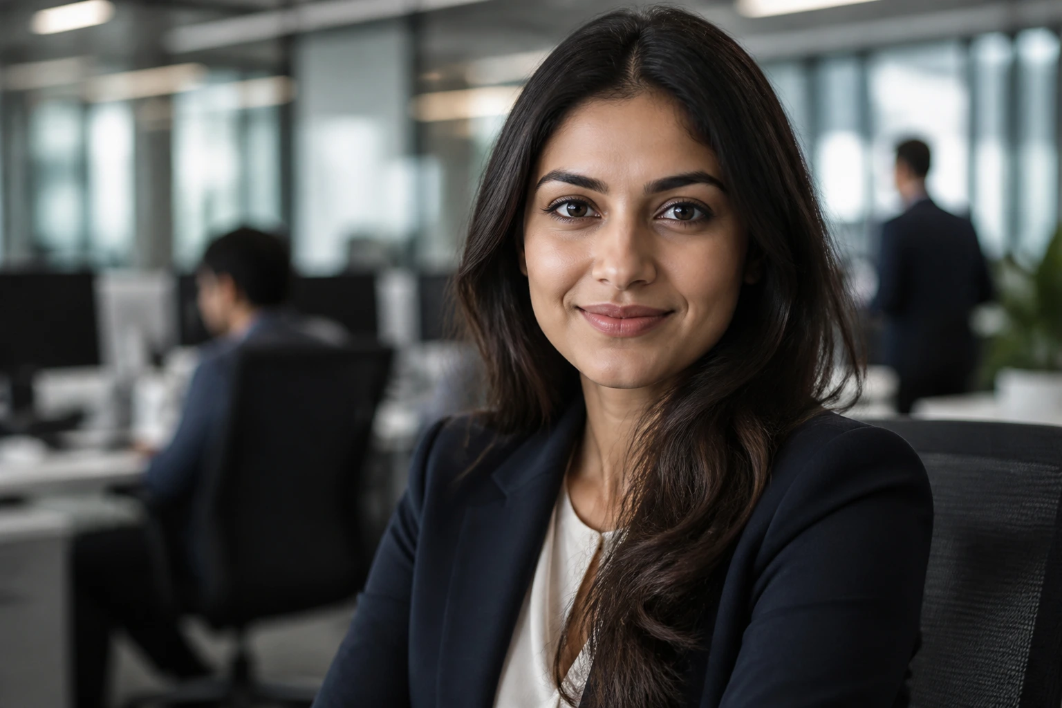 Portrait of an Oracle professional in a corporate workspace