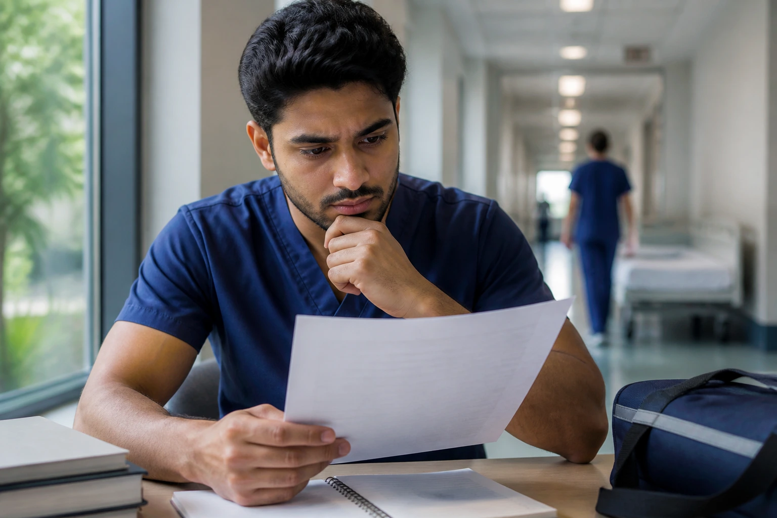 Candidate planning a sponsorship-focused strategy for UK hospital roles.