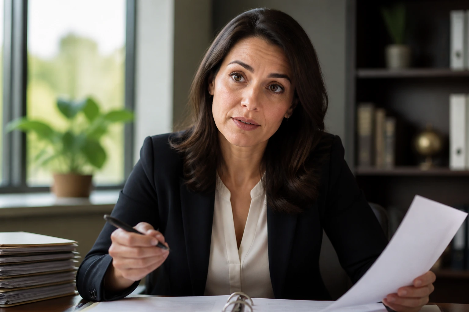 Portrait of an immigration attorney at a desk illustrating the PERM process