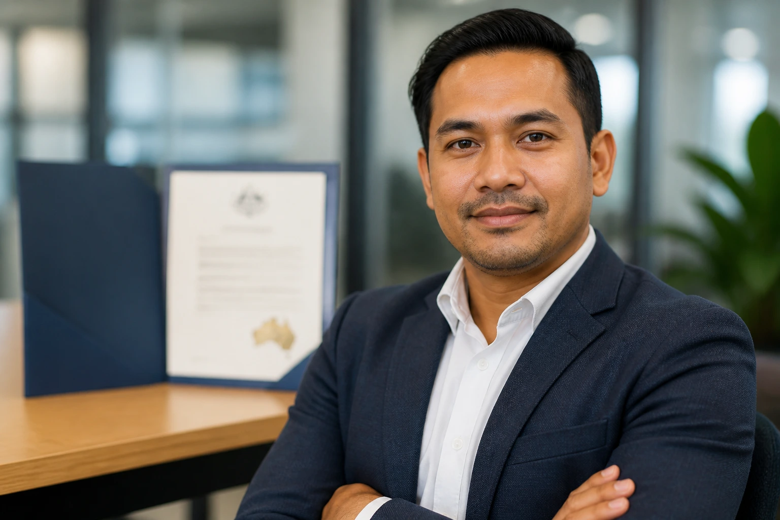 Professional portrait symbolizing permanent residency pathway