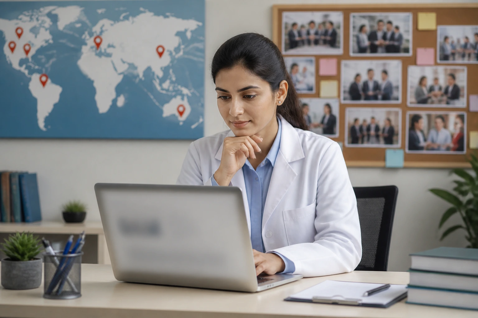 Professional searching for pharmacist jobs with visa sponsorship