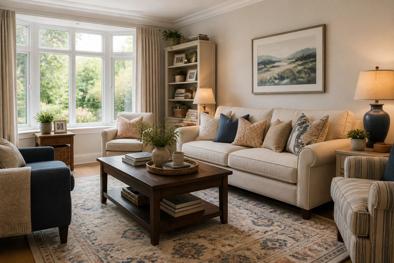 Warm private living room interior illustrating home sponsorship reality
