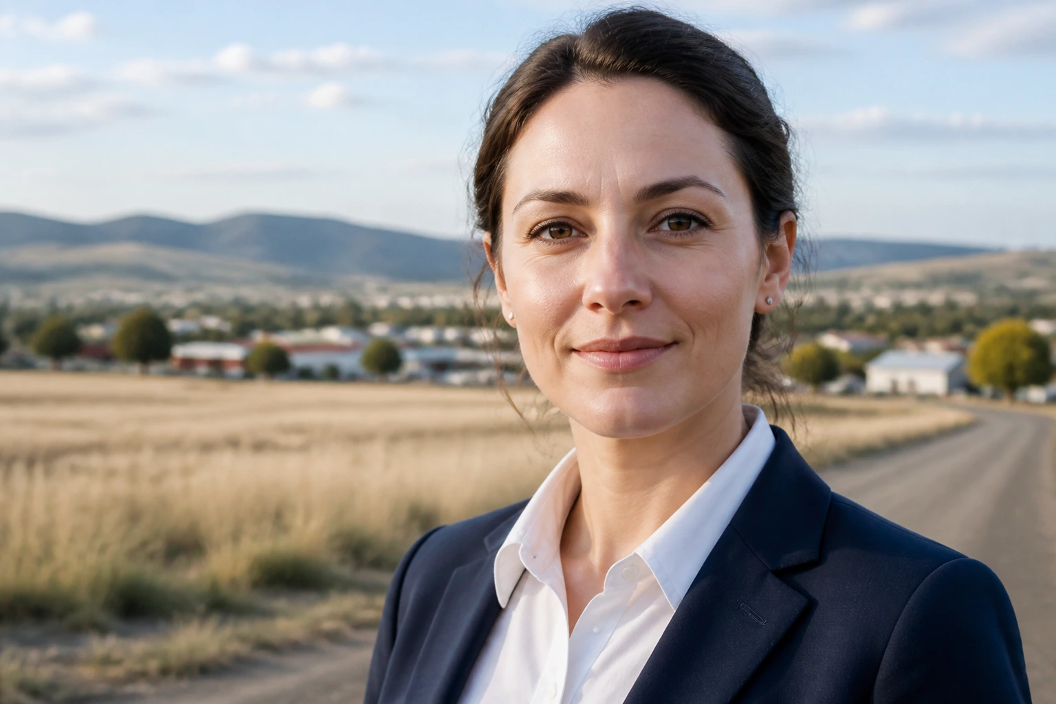 Portrait of a professional in a regional Australian setting