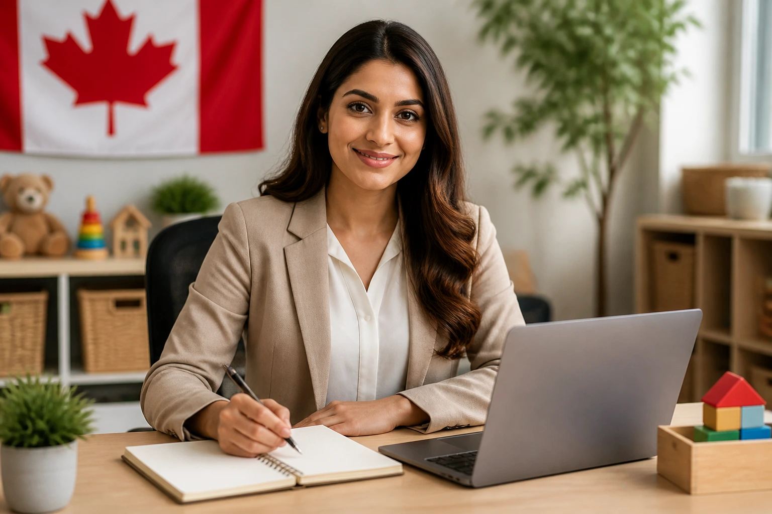 Portrait of a candidate ready with a polished resume concept