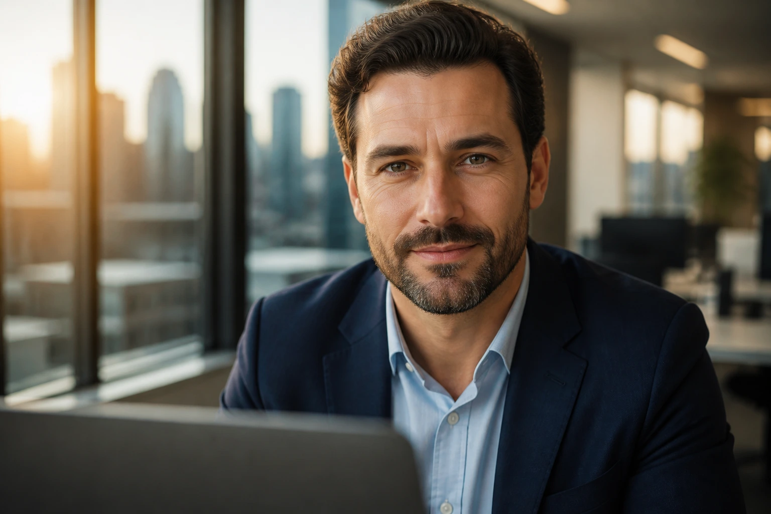 Portrait of ICT professional in office to imply resume localization