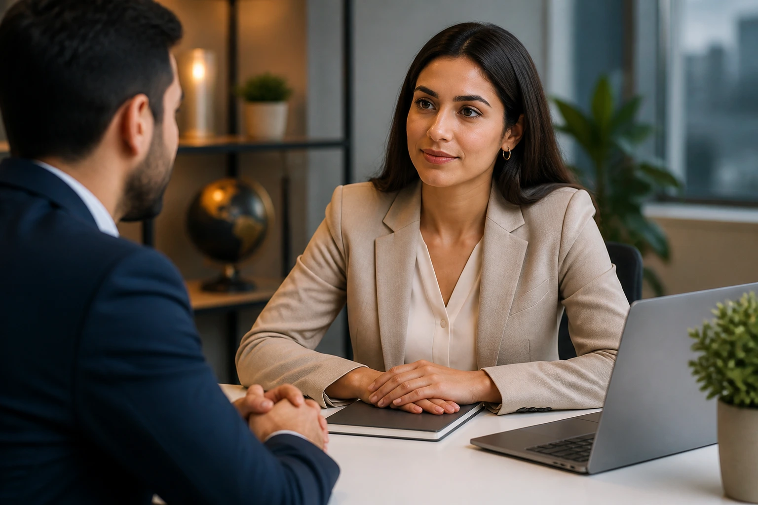 Professional portrait focusing on salary negotiation for sponsorship in cybersecurity