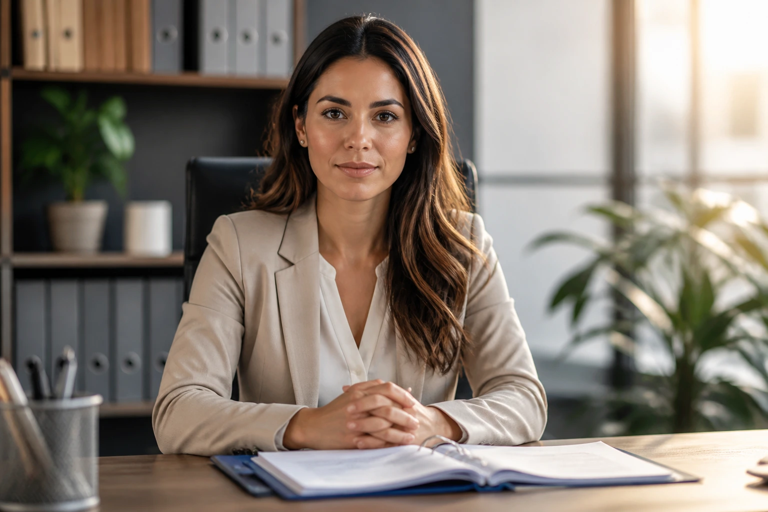 HR manager portrait representing legitimate employers offering sponsorship