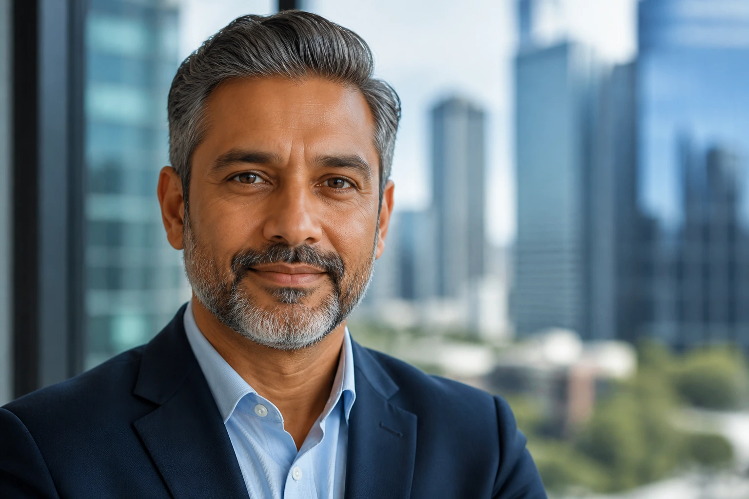 Portrait of ICT manager in corporate setting indicating industry demand