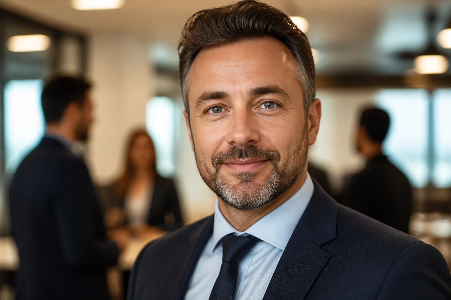 Recruiter portrait in office illustrating sourcing sponsorship leads
