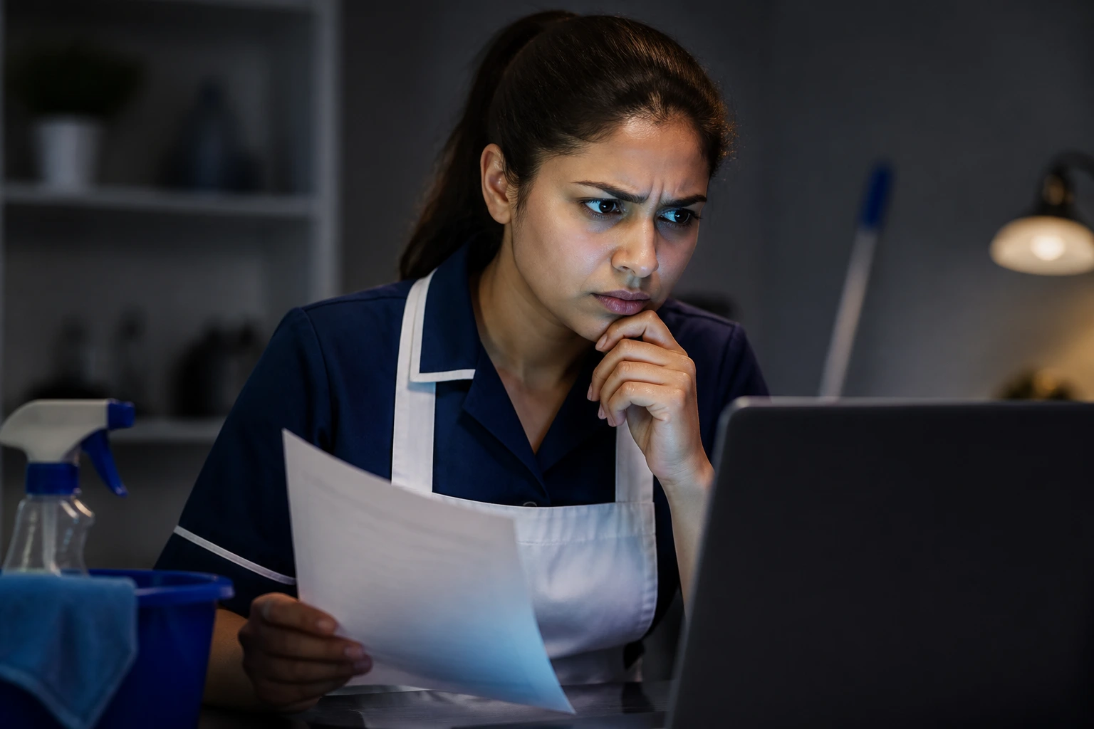 Person wary while evaluating sponsorship offers online