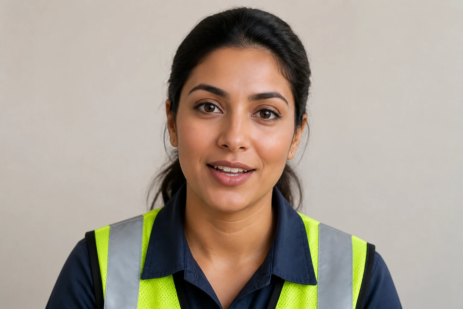 Confident professional portrait representing a strong overseas application