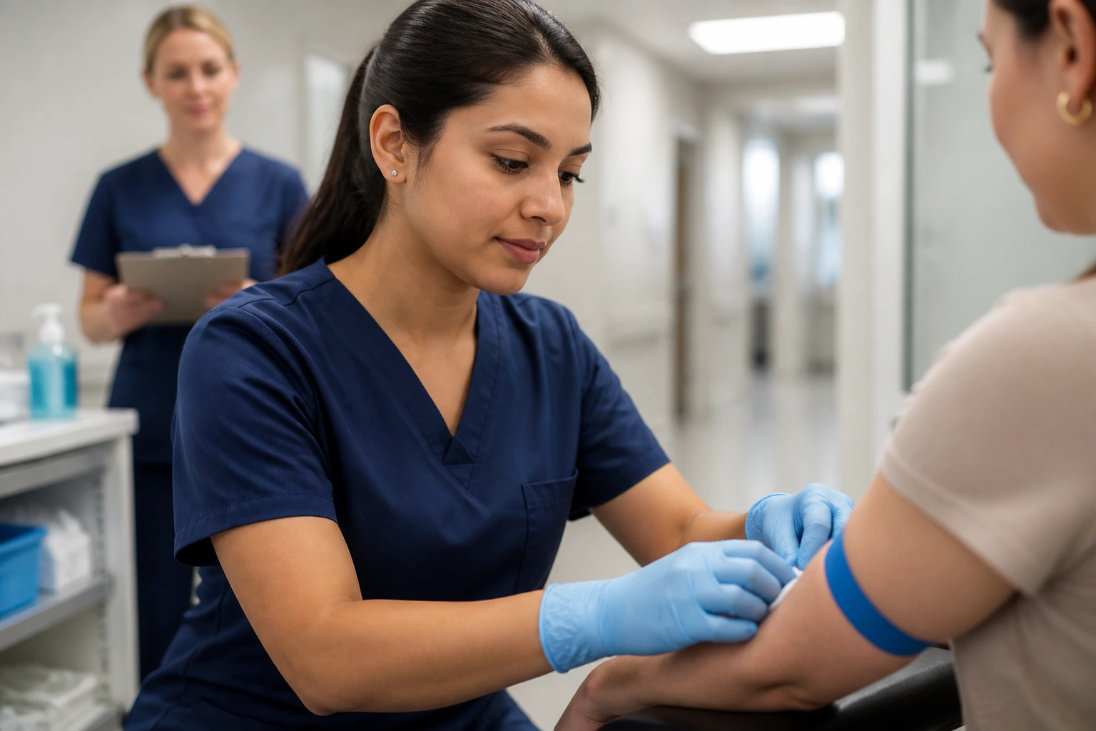 Portrait of a healthcare support worker illustrating scope of practice without registration.