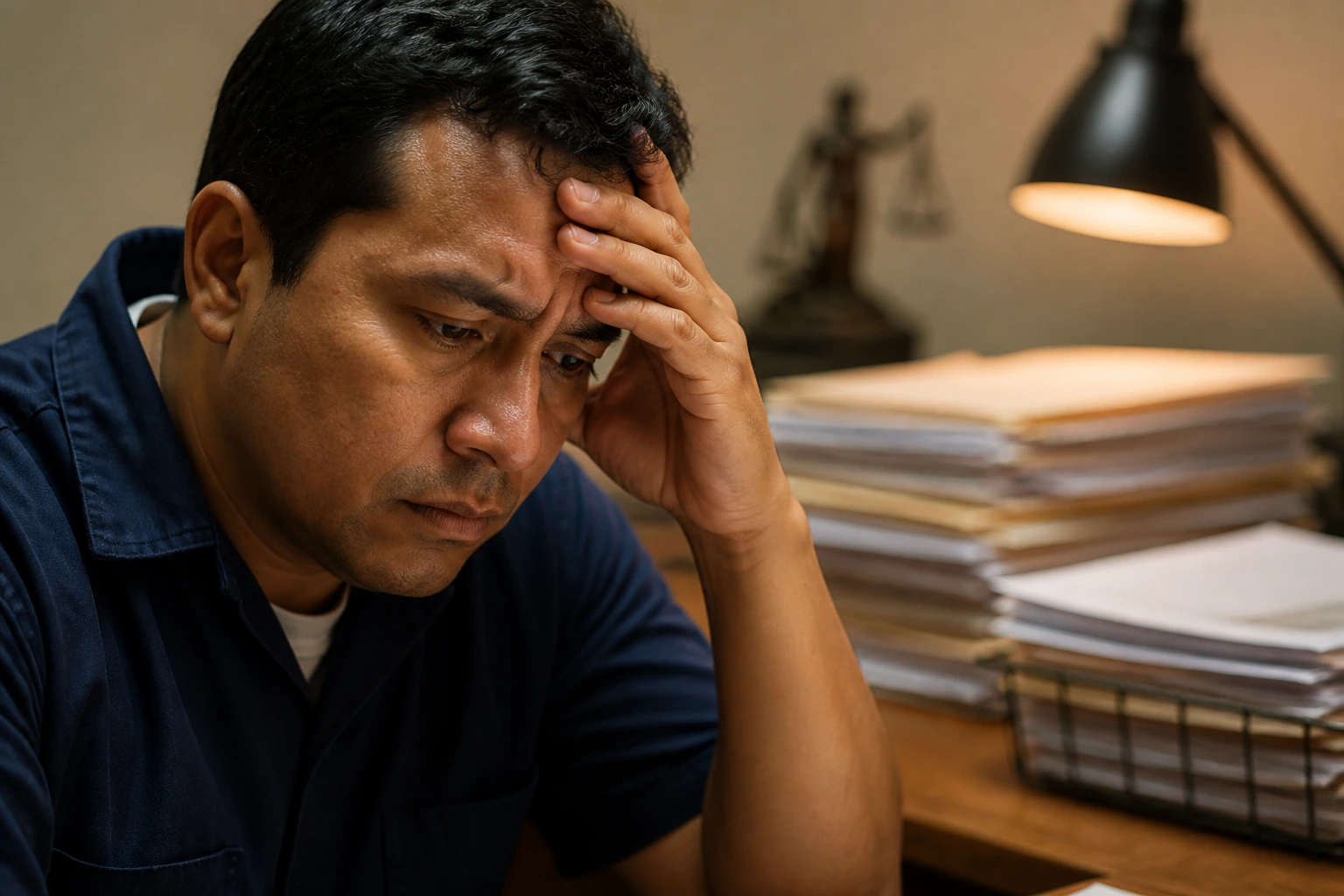Portrait of a worker reflecting delays in EB-3 backlog