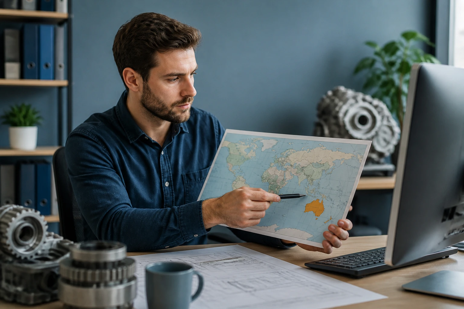 Engineer portrait in office illustrating visa pathways and sponsorship considerations