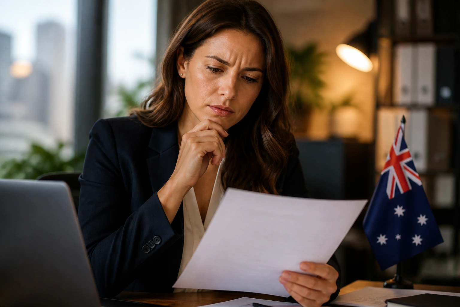 Portrait of professional avoiding pitfalls in visa application