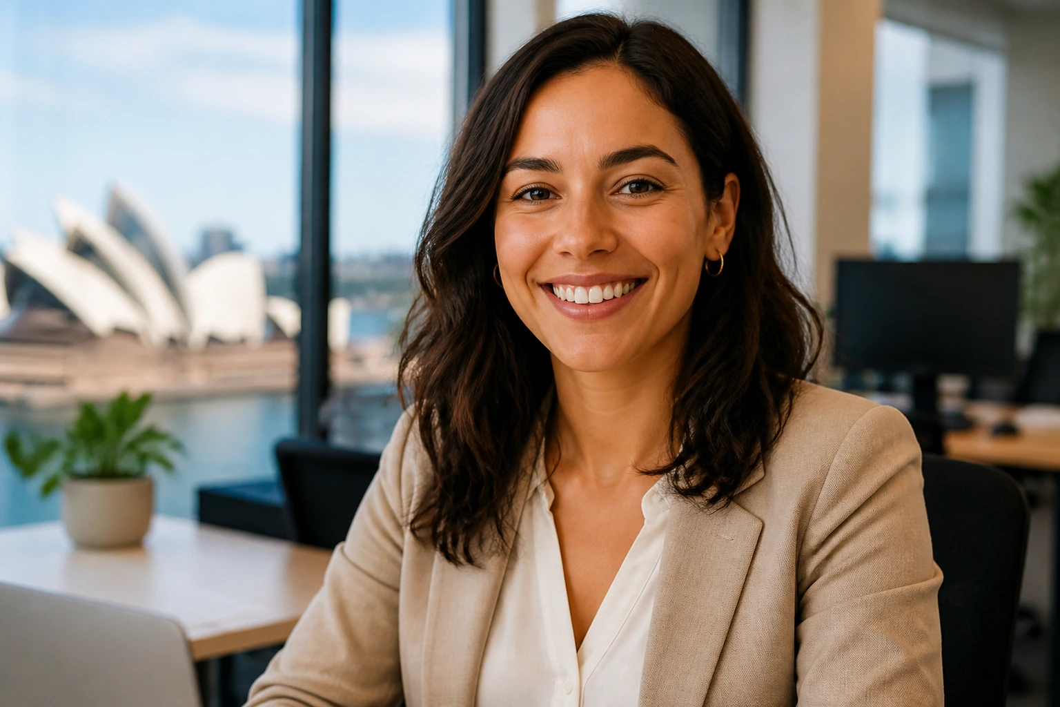 Portrait of a professional caregiver considering sponsorship routes