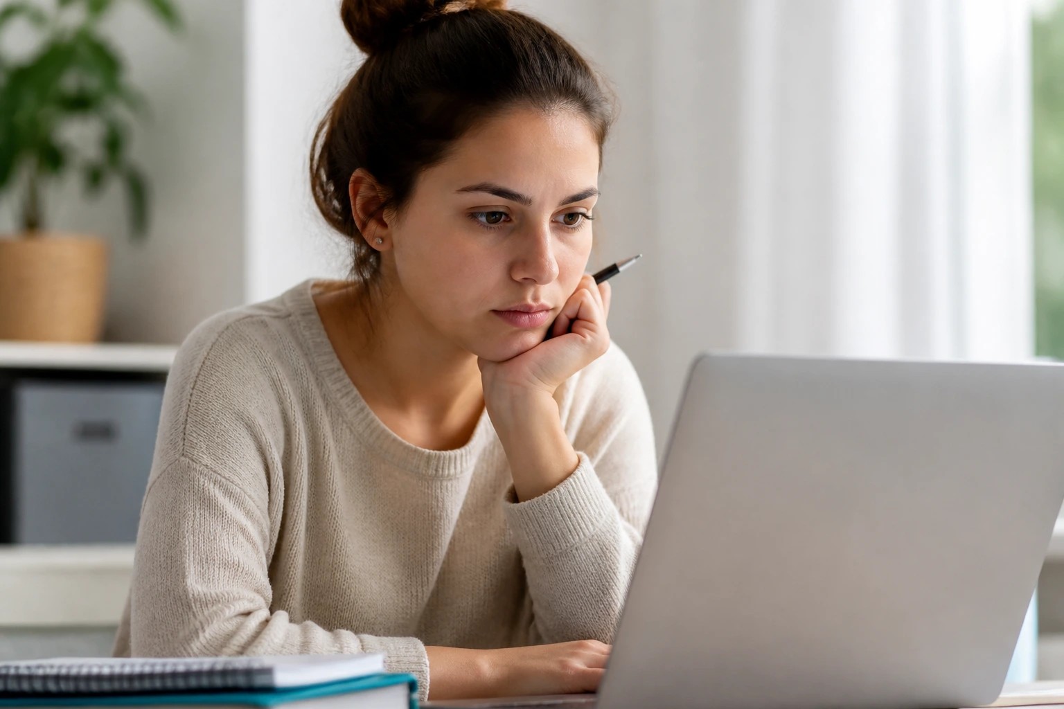 Nanny applicant in home study area, representing visa pathways other than sponsorship.
