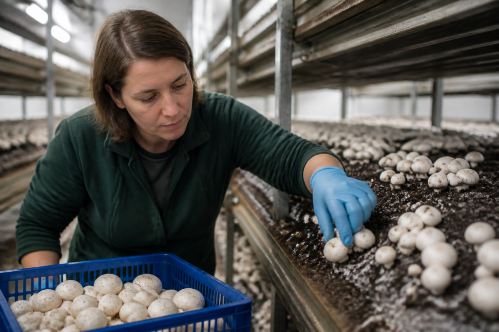 Mushroom Picker Jobs In UK With Visa Sponsorship For Foreigners In 2026/2027: What It Pays & How to Get Hired