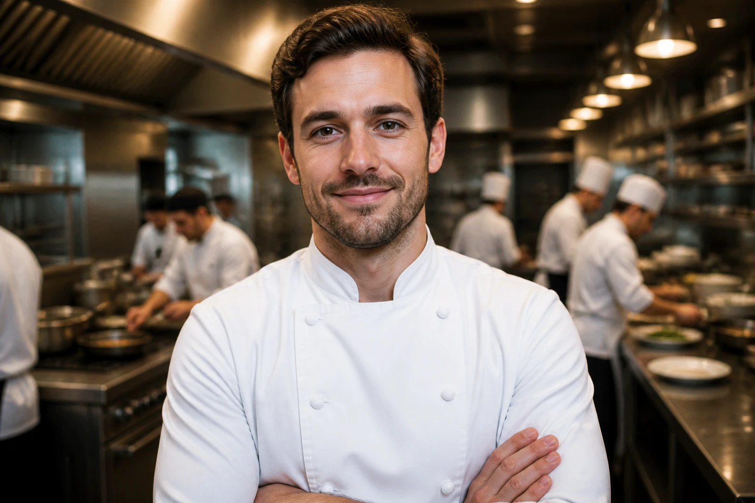 Chef portrait showing pathway from visa sponsorship to permanent residency in Australia