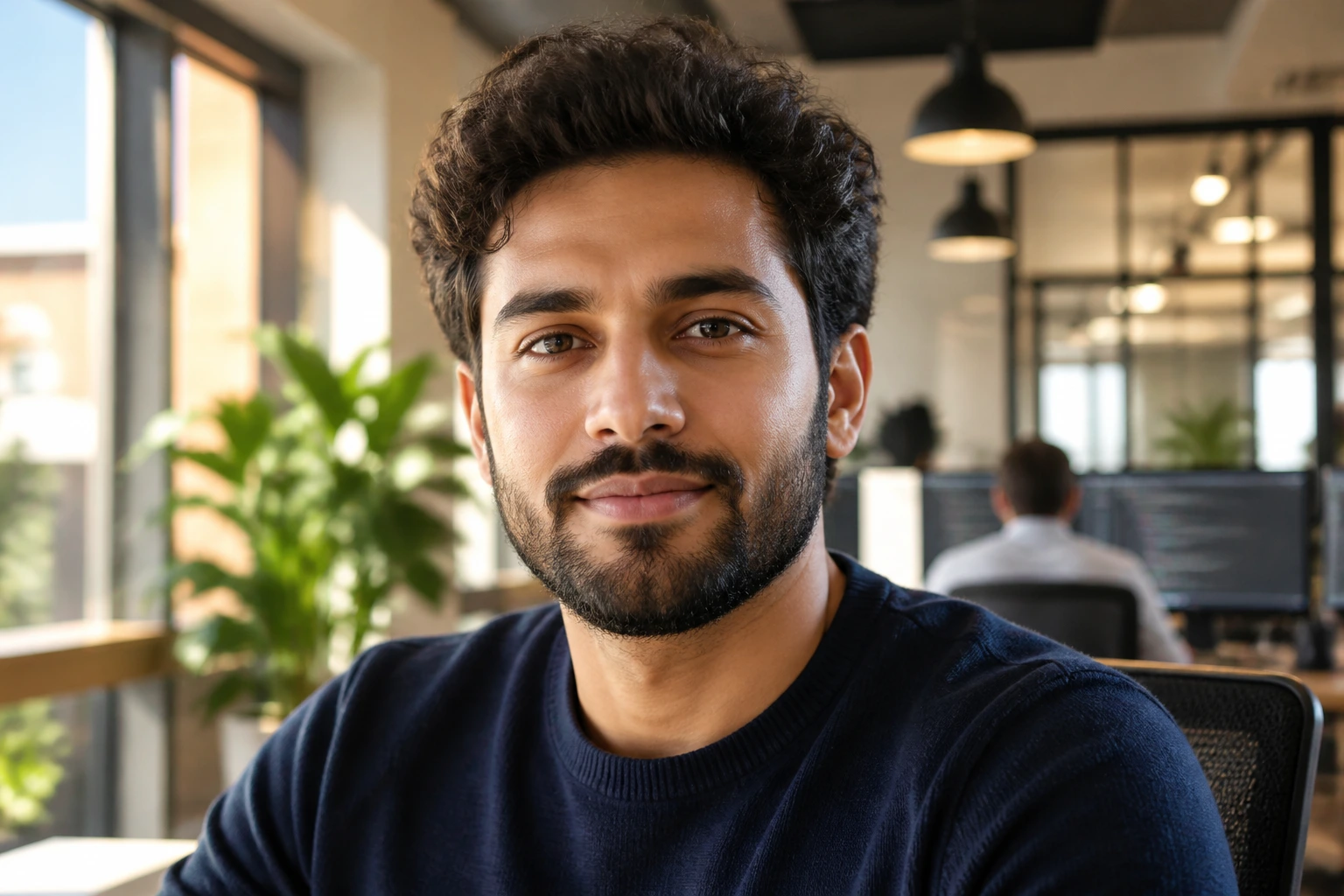Professional portrait in an office representing licensed sponsors