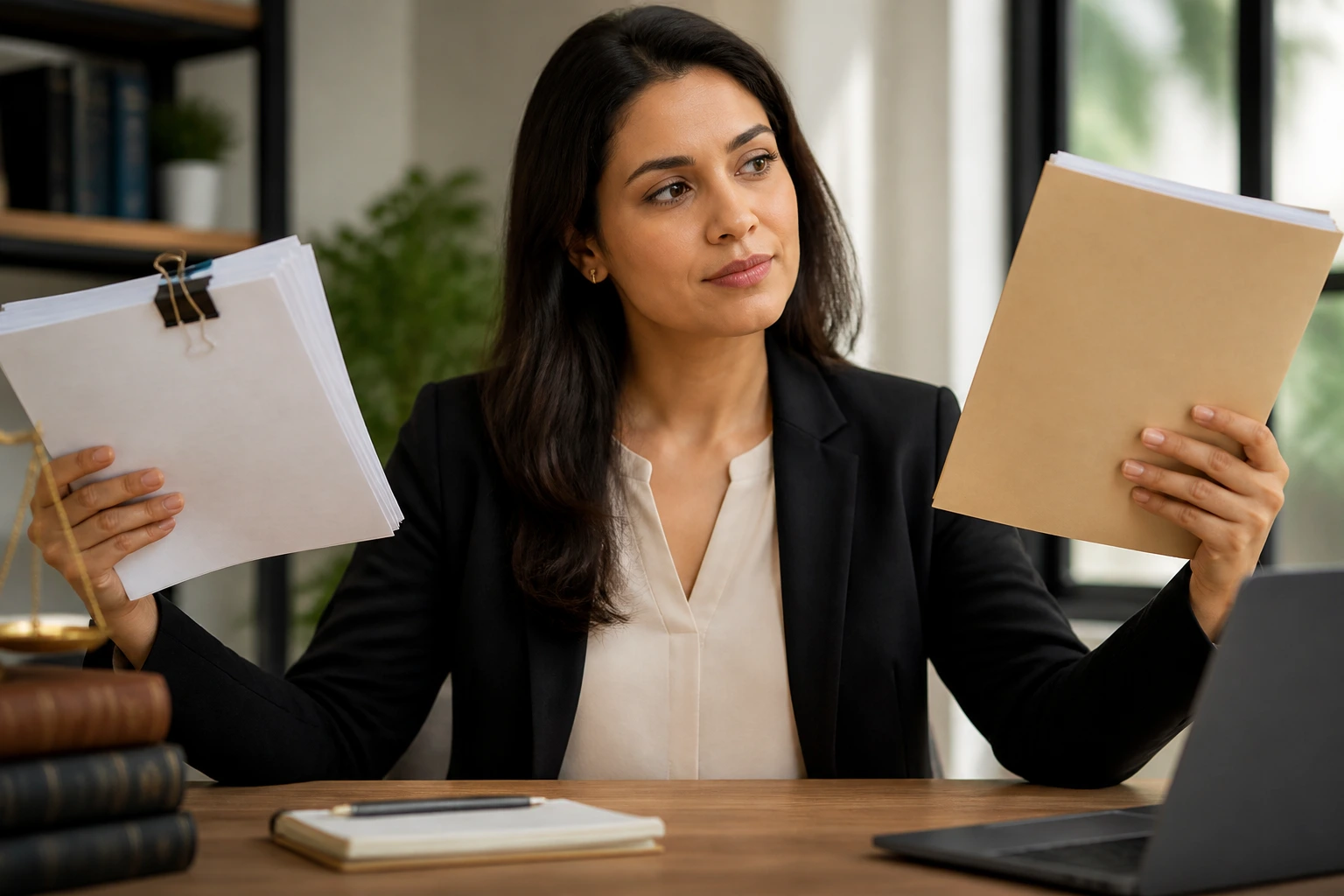 Immigration solicitor contemplating standard vs expedited processing